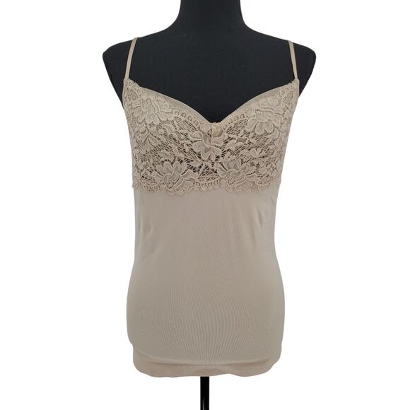 Lace Mesh Cami Top Coquette Y2K‎ Balletcore Lingerie Layering Feminine Size S - Picture 1 of 6